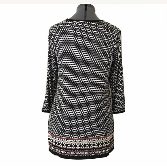 Max Studio Mini Dress Size Small Women’s Aztec - Picture 2 of 3